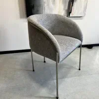 ۶ عدد صندلی نهارخوری پایه استیل