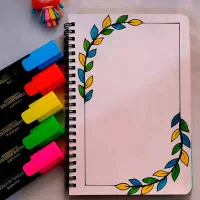 تزیین دفتر مشق و نقاشی|لوازم التحریر|برازجان, |دیوار