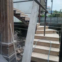 سنگ نما رومی حیاط سازی و کاشی سرامیک|خدمات پیشه و مهارت|چالوس, |دیوار