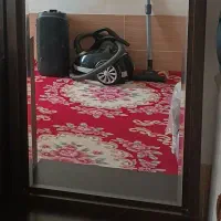 آینه قدی ام دی اف با یک کشو کاملاً سالم در حد نو