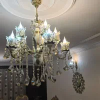 ست کامل لوستر برنزی برای پذیرایی و آشپزخانه|لوستر و چراغ آویز|کرج, ساسانی (قلمستان)|دیوار