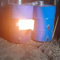 بخاری نفتی وهیزمی بزرگ وکوچک