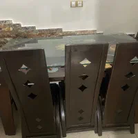 میز غذاخوری ۶ نفره|میز و صندلی غذاخوری|ساری, |دیوار