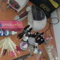 وسایل کاشت ناخن سوهان برقی استرونگ اصل و یووی سان