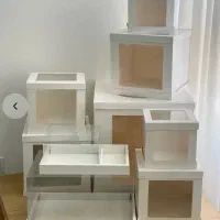 ساخت انواع جعبه کیک/جعبه کوکی و شیرینی/جعبه شمع