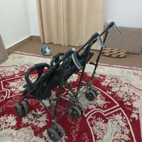 کالسکه دوقلویی عصایی|کالسکه و لوازم جانبی|اهواز, بیست متری شهرداری|دیوار