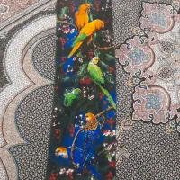 دستبافت طرح طوطی چله ابریشم