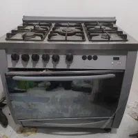 فروش اجاق گاز پنج شعله فردار  بابدنه تمام استیل