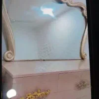 اینه کنسول شیک وجاکفشی سالم تمیز