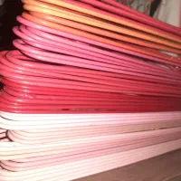 آویز فلزی روکش دار لباس