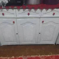 کابینت زمینی سالم رنگ سفید