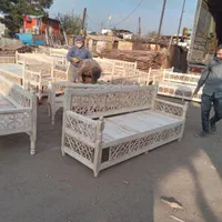 تخت سنتی چوبی مبلمانی