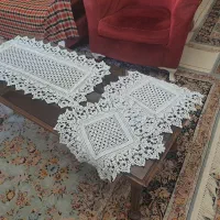 رومیزی گیپور دستبافت