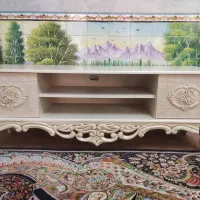 میز تلوزیون ۱۴۰سانتی مناسب تا ۵۵اینچ کاملا سالم