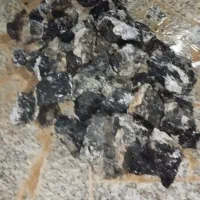 فروش سنگ راف عقیق مشکی.