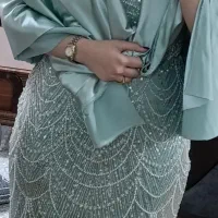 پیرهن مجلسی تمام سنگ دوزی