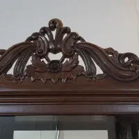 ویترین چوب چهار طبقه
