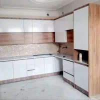 کابینت هایگلاس ساده وزیبا اماده و نصب آسان/کدqg3