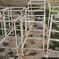 12 عدد چهارپایه چرخ دار میوه فروشی 22میلیون مقطوع