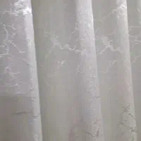 پرده کناره پانج سفید جدید