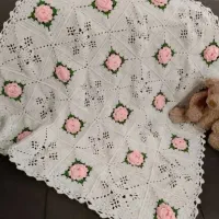 پتو نوزادی دستبافت