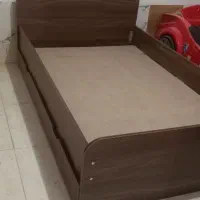 حراج تخت یک و نیم نفره با کشو آماده تحویل