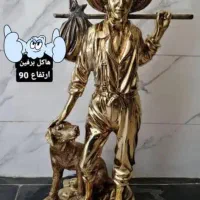 مجسمه هاکل برفین برنز برنزی