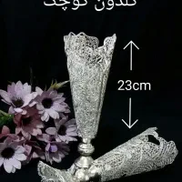 ظروف مسی با روکش نقره|صنایع دستی و سایر لوازم تزئینی|اصفهان, باغ فدک|دیوار