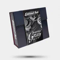 رنگ تتو Gray eternal set