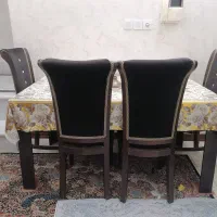 میز نهار خوری 6 نفره با شیشه 6 میل قیمت 7 تومن|میز و صندلی غذاخوری|قائمشهر, |دیوار