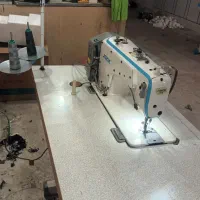 چرخ خیاطی صنعتی راسته و زیگزال و نخ پلی استر|چرخ خیاطی و ریسندگی|اندیمشک, |دیوار