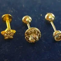 پیرسینگ گوش نقره