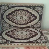 ۴ عدد پشتی گل ابریشم نقش برجسته