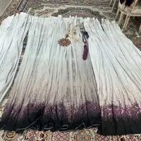 پرده پذیرایی کاملا سالم در حدنو|پرده، رانر، رومیزی|کرج, حصارک پایین|دیوار