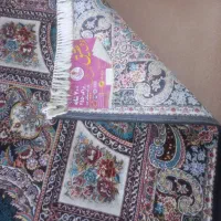 یک جفت فرش ۷۰۰شانه حوض نقره سرمه ای|فرش|ورامین, ورامین|دیوار