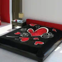 پتو گلبافت|رختخواب، بالش، پتو|یزد, |دیوار