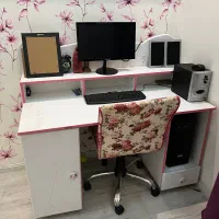 میز تحریر دخترانه سفید