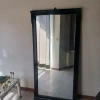 آیینه قدی دور چوب