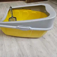 ظرف خاک گربه با بیلچه