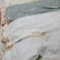 تعدای پارچه پرده آخر طاقه جنس خوب|پرده، رانر، رومیزی|بندر کنگان, |دیوار