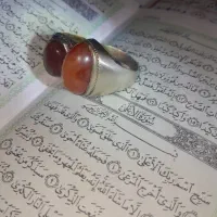 انگشتر قوی سلیمانی عقیق مهره