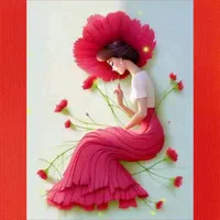 زیبا درچاپ با بافت خام فرش