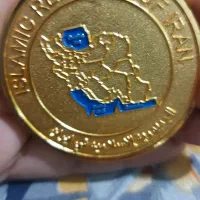دوعدد مدال روکش آب طلا فروشی