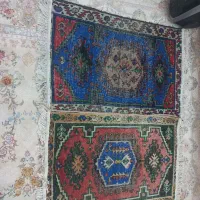 یک جفت قالیچه دستباف کلکسیونی قدمت دار