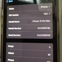 آیفون ۱۵ پرومکس 256|موبایل|تهران, مشیریه|دیوار