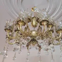 لوسترهای برنزی طرح زنبق