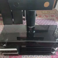 میز تلویزیون شیشه ای