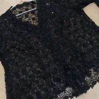 کت تک گیپور سایز بزرگ مشکی