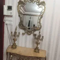 آینه شمعدان برنزی