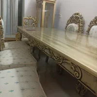 سرویس مبلمان سلطینی با ویترین میز ناهارخوری|مبلمان خانگی و میز عسلی|اصفهان, خواجو|دیوار